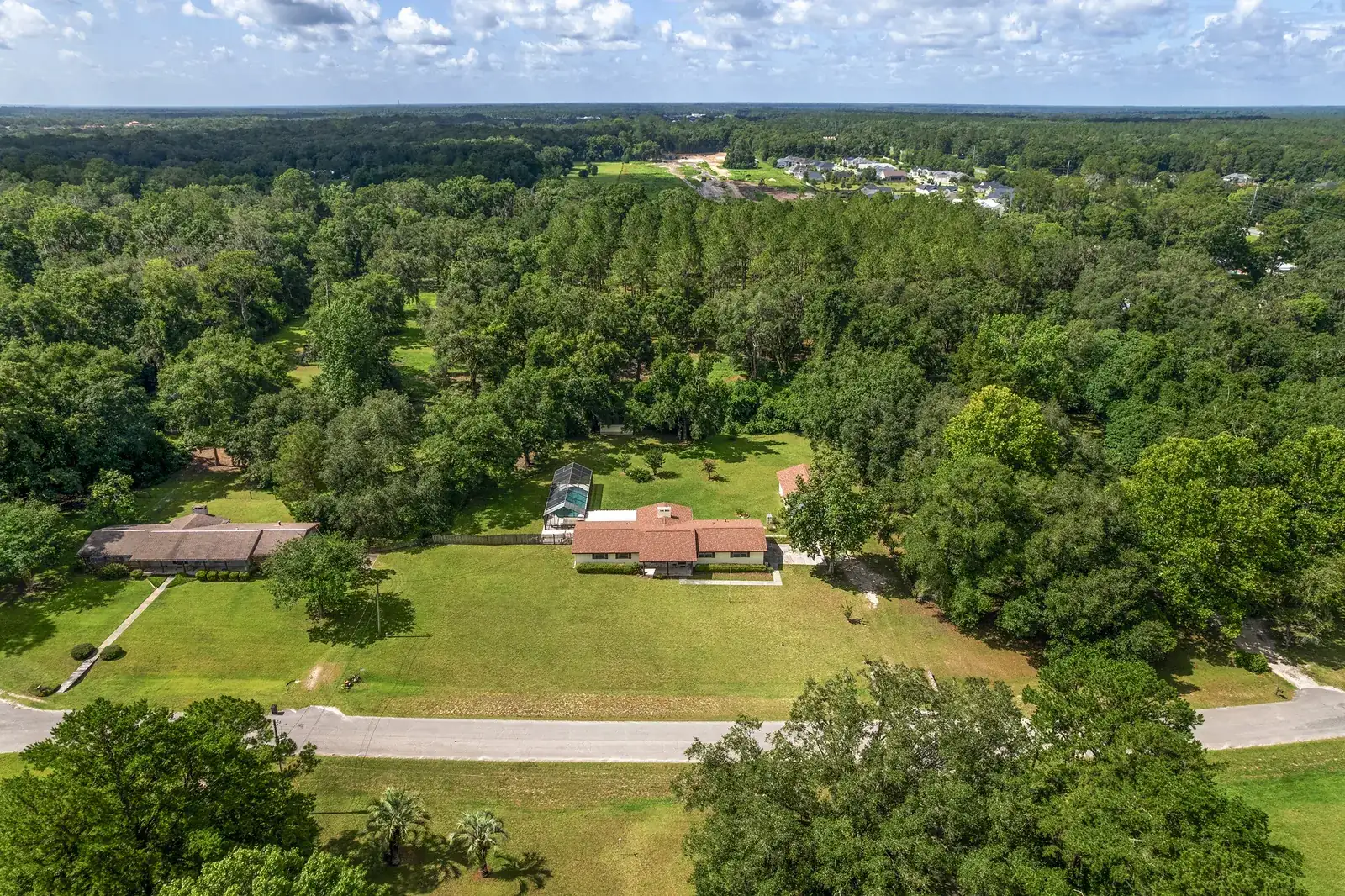 Home on large acreage near Bunnell, Florida